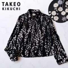 TAKEOKIKUCHI花柄総柄Y2K短丈シャツのサムネイル