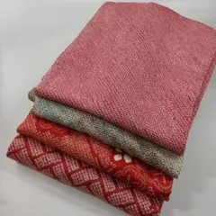 h45680　正絹絞り羽織　4枚セット　まとめ