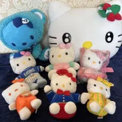 ハローキティ エイコー レトロ ぬいぐるみ 8個セット - メルカリ