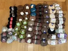 新品未使用　毛糸セット71玉セット たくさん　まとめて