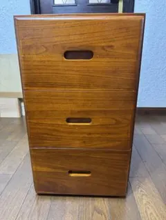 木製 3段チェスト 引き出し収納家具