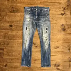 Dsquared2 クールガイ ホワイトデニム イタリア製 ストレッチ 白