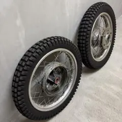 sr400 社外前後ホイールセット アルミホイール ライブDIO SR/ZX AF34/AF35 前後セット 黒