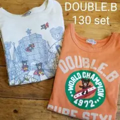 ダブルビー  ダブルB ★ タンクトップ Tシャツ セット 130cm