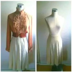 訳あり ヴィンテージ古着 昭和レトロ ニット スカート