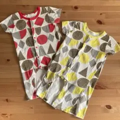 cucciolo 半袖ロンパース 2枚セット