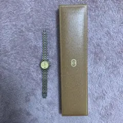 GUCCI クォーツ 腕時計 イエロー文字盤