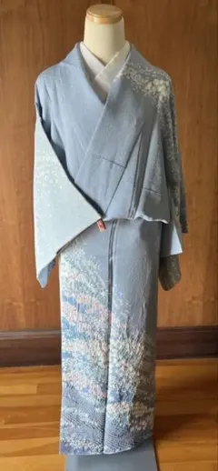 ☆夏物 蛍に露草の絽の訪問着 m4297 - メルカリ
