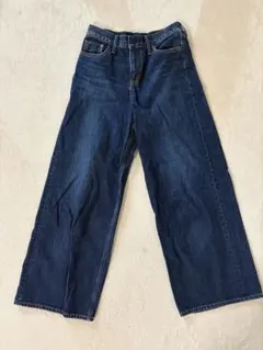 INDIVI インディヴィ デニム ワイドパンツ 36のサムネイル