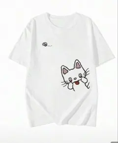 ノンタンプリント Tシャツ ホワイト 半袖
