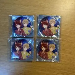 すとぷり るぅりーぬ ペア缶バッジ 4点セット