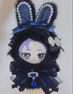ぬい服 ♡ 16cm ♡ 着ぐるみ 【0504】 白×アッシュグレー - メルカリ
