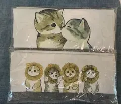キャンバストートバッグ　猫2点セット