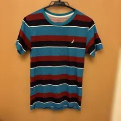 m*z様 NAUTICA カラフルストライプ 半袖Tシャツ 青 赤 白 黒　16のサムネイル