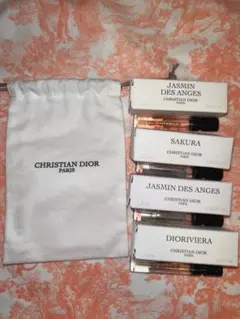 Christian Dior サンプル香水 4本セット 巾着付き