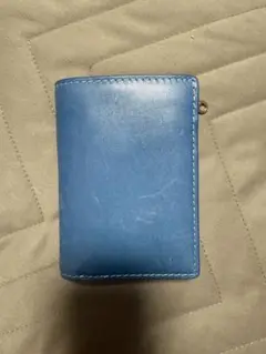BAGGY PORT 青 二つ折り財布