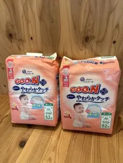 GOO.N プラス やわらかタッチ テープ Mサイズ 52枚×2のサムネイル