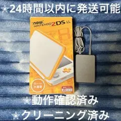 完動品 完備品 美品 ⋆✦ Newニンテンドー2DS LL オレンジ×ホワイト