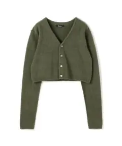 EDITION コットンナイロン カーディガン＋ネックニットセット／カーキ