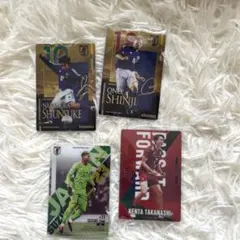 ツインウエハース サッカー日本代表 中村俊輔＆小野伸二セット　バレー　鈴木