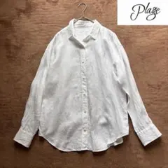 ⭐️Plage ⭐️プラージュ リネン長袖シャツ ホワイトのサムネイル