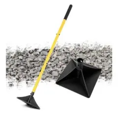 122cm 길이의 손잡이가 달린 스틸 탬퍼 그라운드 퍼밍 툴, 20 x 20cm 롤링
