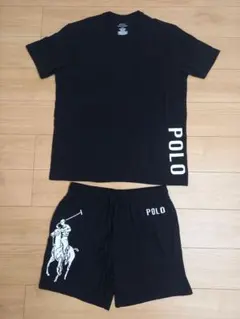 Polo Ralph Lauren ビックポニー ブラックショートパンツ - メルカリ