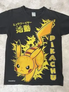 Pokemon Pikachu Tシャツ ブラック　ブートのサムネイル