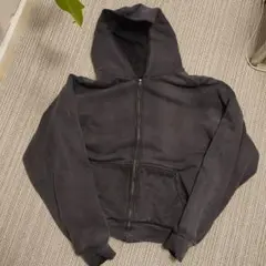極美品 YZY ZIP UP HOODIE ダークグレイ　M Yeezy GAP ZIP HOODIE DARKGRAY イージーギャップ