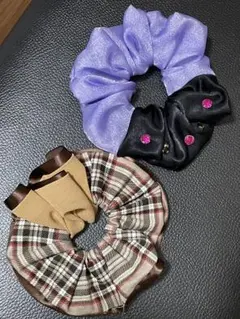 TIMEセール　ハンドメイドシュシュセット