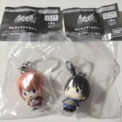 銀魂　吉原大炎上　めじるしアクセサリー　神楽　志村新八　2個セット