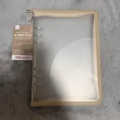 6リング用ファイル ベージュ A5 ダイソー シール帳