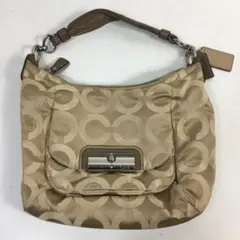 ☆COACH オプアート ２WAY ワンショルダー ハンドバック コーチ
