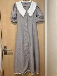 〈オリーブデオリーブ〉ギンガムチェックワンピース