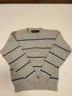 80's Eddie Bauer 黒タグ　ボーダーニット　USA