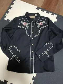 Scully スカリー　刺繍デザイン　ウエスタンシャツ　長袖