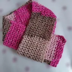 ハンドメイド　マフラー