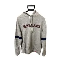 NEW BALANCE グレー パーカー XS