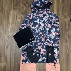美品】NIKITA キッズ スノボウェア 上下セット M +セーフティーパッド