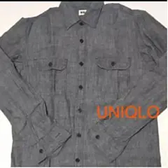 UNIQLO デニム風シャツ