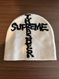 Supreme x Thrasher Beanie White