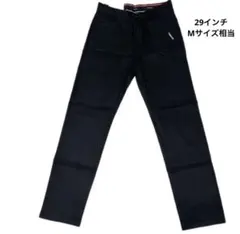 ブラック パンツ 29インチ Mサイズ相当 新品未使用 ビジネス 普段使いに