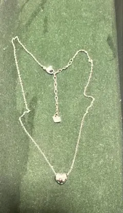 スワロフスキー ラインストーン ハート ネックレス ペンダント アクセサリ