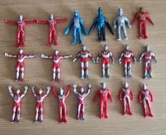 【中古】ウルトラマン 怪獣 ソフビ フィギュア ミニフィギュア 19体セット