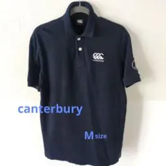 【canterbury 】ポロシャツ Mサイズ ネイビー