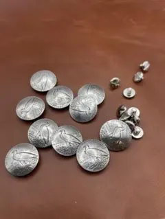 イーグルコンチョ　20mm 10個セット　ネジ式