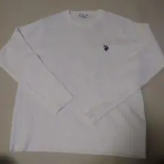 U.S. POLO ASSN. ホワイトニット M