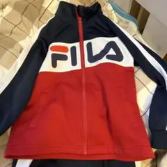 FILA ジャージセット 赤黒