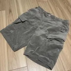 スニ垢男子 FREAK'S STORE グレー コーデュロイ ショートパンツ Mのサムネイル