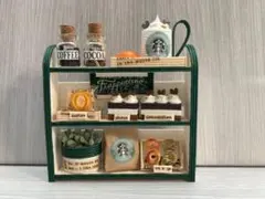 559 Cafe ミニチュア棚 エコクラフト ハンドメイドのサムネイル